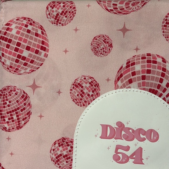 NWT! DISCO 54 FULL SIZE PINK DISCO BALL SHEET SET - Picture 3 of 7